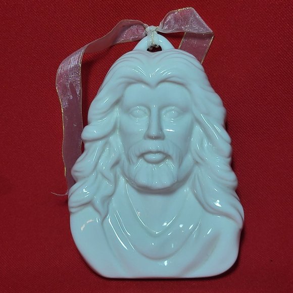 Jesus Porcelain Hanging Ornament Christian - Picture 1 of 11